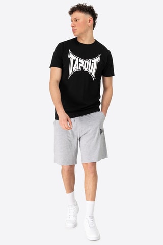 T-shirt e calções - Preto e cinzento