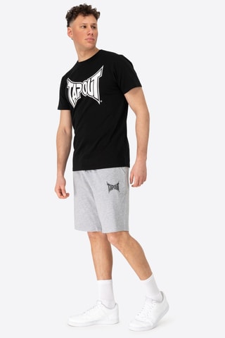 T-shirt e calções - Preto e cinzento