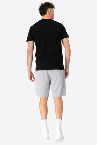 T-shirt e calções - Preto e cinzento
