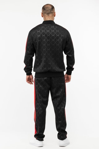 Fato de treino Punkass Track Preto e vermelho