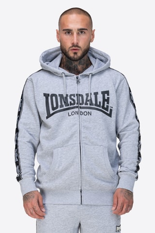 Sweat com capuz - Cinzento