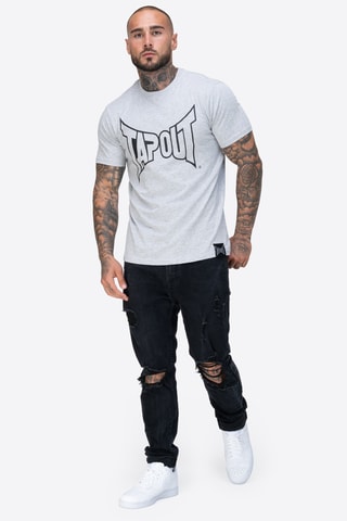 T-shirt regular - Cinzento