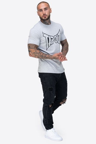 T-shirt regular - Cinzento