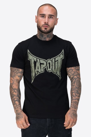 2 t-shirts regular - Caqui e preto