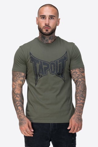 2 t-shirts regular - Caqui e preto