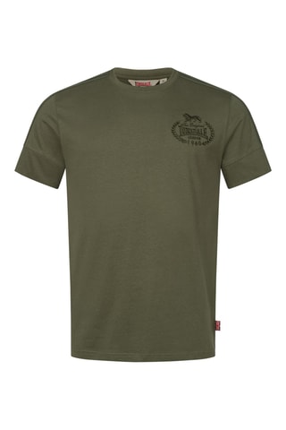 T-shirt regular - Verde-azeitona