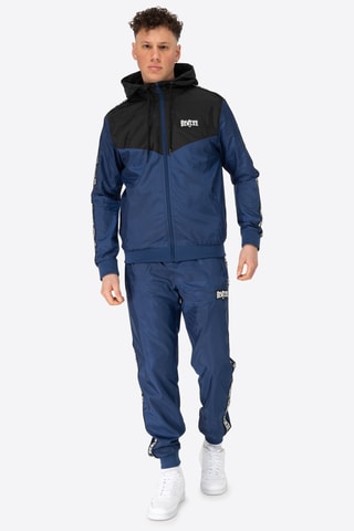 Casaco com capuz e calças - Azul-marinho