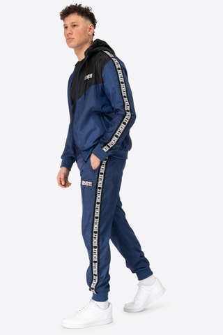 Casaco com capuz e calças - Azul-marinho