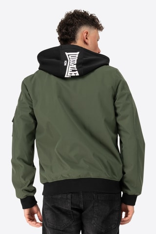 Bomber com capuz - Caqui