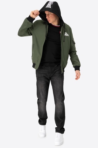 Bomber com capuz - Caqui