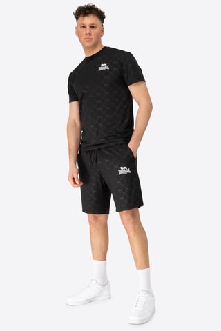 T-shirt e calções regular - Preto