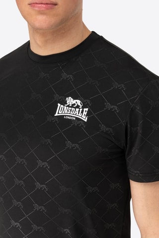 T-shirt e calções regular - Preto