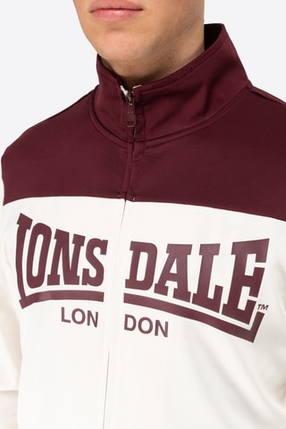 Casaco regular e calças regular - Bordô e branco