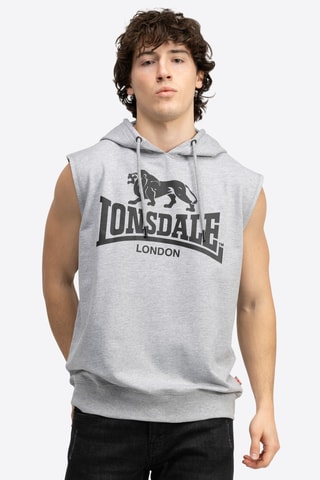 Sweat com capuz - Cinzento mesclado