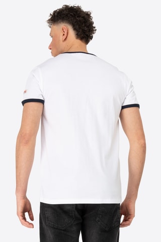 T-shirt regular - Branco e preto