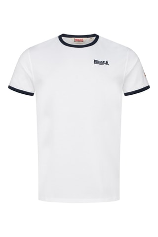 T-shirt regular - Branco e preto