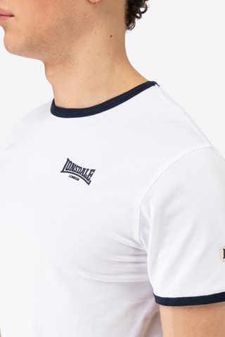 T-shirt regular - Branco e preto