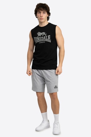 Calções e t-shirt regular - Cinzento e preto