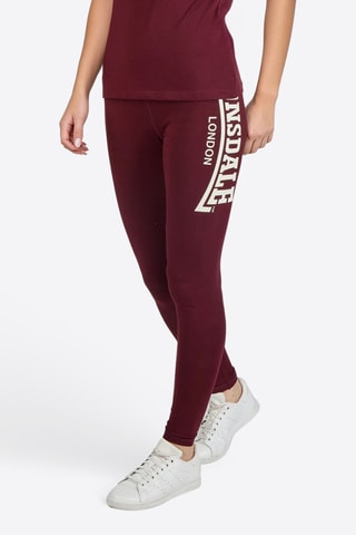 Leggings de cintura alta - Bordô