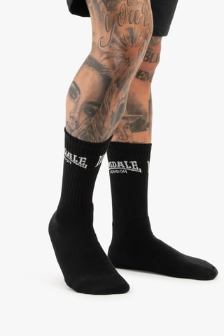 6 pares de meias - Preto e branco