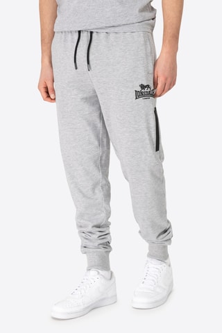 Calças regular - Cinzento-claro mesclado