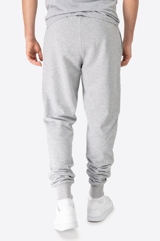 Calças regular - Cinzento-claro mesclado