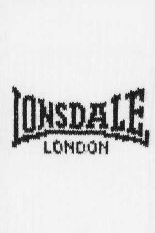 6 pares de meias - Branco e preto