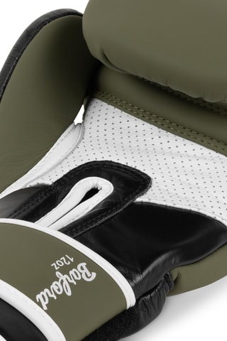 Luvas de boxe em couro - Caqui 