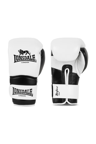 Luvas de boxe em couro - Preto e branco