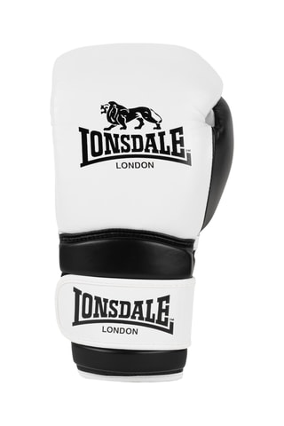 Luvas de boxe em couro - Preto e branco