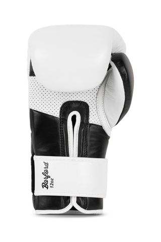 Luvas de boxe em couro - Preto e branco