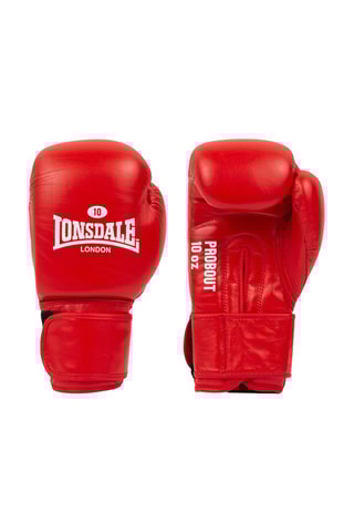 Luva de boxe em couro - Vermelho