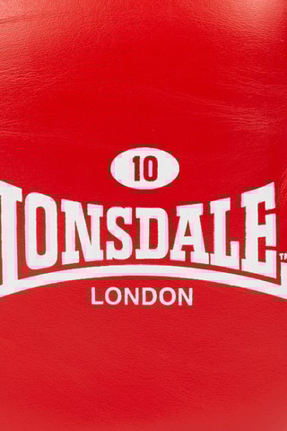 Luva de boxe em couro - Vermelho