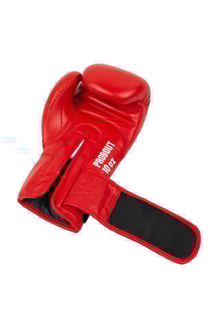 Luva de boxe em couro - Vermelho