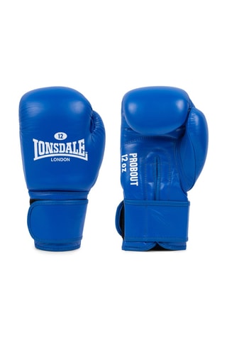 Luvas de boxe em couro - Azul-real
