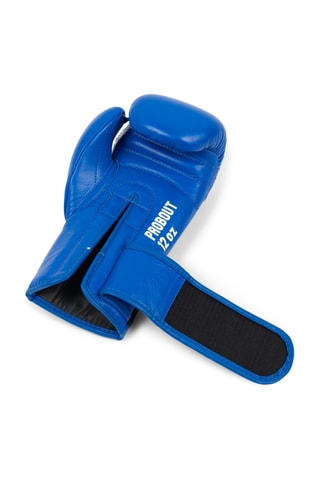 Luvas de boxe em couro - Azul-real