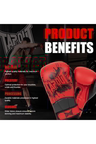 Luvas de boxe - Vermelho