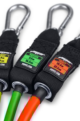 Kit de treino com tiras de resistência