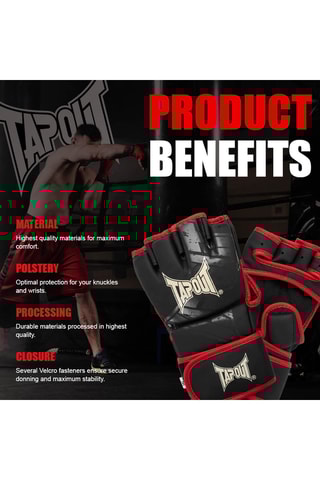 Luvas de sparring MMA - Preto