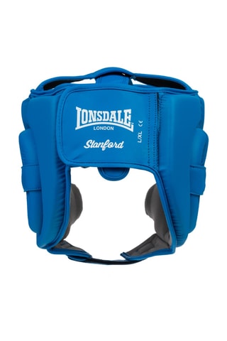 Protege cabeça - Índigo e branco