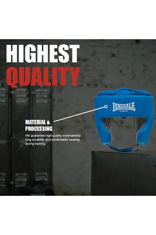 Protege cabeça - Índigo e branco