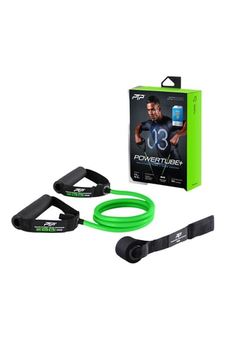 Tubo de resistência e tração de porta - Verde e preto