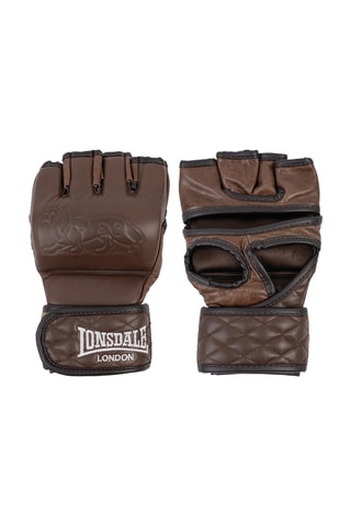 Luvas de sparring MMA em couro - Castanho-escuro