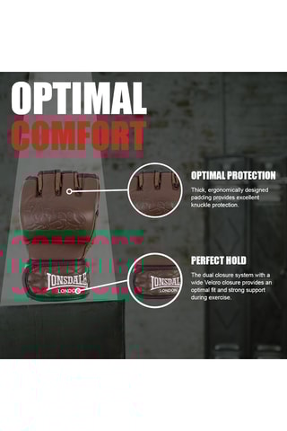 Luvas de sparring MMA em couro - Castanho-escuro