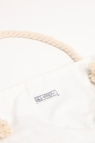 Sac shopping - Bleu marine et blanc