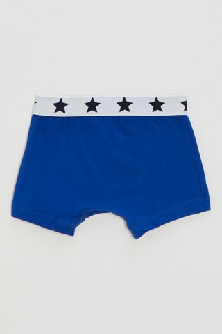 2 boxers - Bleu cobalt et jaune