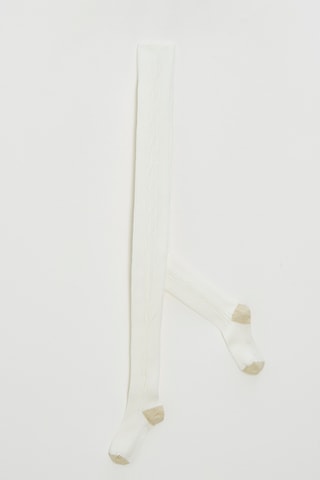 Collant en laine - Blanc