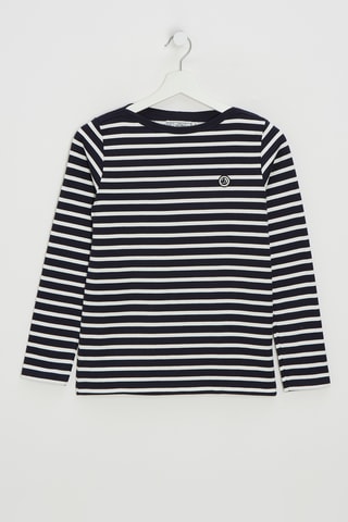 T-shirt - Blanc et bleu marine