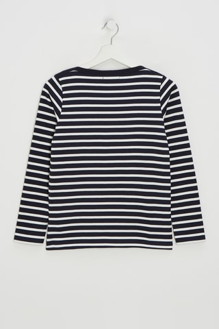 T-shirt - Blanc et bleu marine