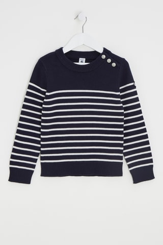 Pull en laine - Bleu marine